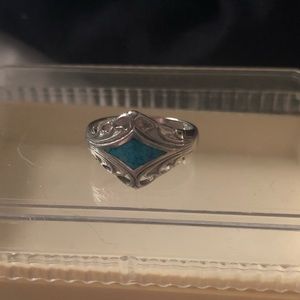 Turquoise and Silver Ring